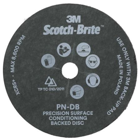 Scotch-Brite™ Langlebige Präzisions-Vliesscheibe zur Oberflächenbearbeitung, PN-DB, Extra Coarse, 178 mm x 22.23 mm, 10 ea/Case